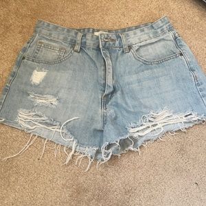 forever 21 cut off shorts